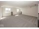 Spacious bonus room with carpet and multiple windows at 9227 Brookview Ave, McCordsville, IN 46055