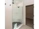 Large walk-in shower with hexagon tile floor and modern fixtures at 9227 Brookview Ave, McCordsville, IN 46055