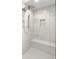 Modern shower with built-in bench and shelf at 441 W 86Th St, Indianapolis, IN 46260