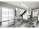 Open concept dining area with hardwood floors and access to backyard at 441 W 86Th St, Indianapolis, IN 46260