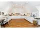 Bright craft room with ample storage and hardwood floors at 8358 Hidden Point Dr, Indianapolis, IN 46256