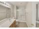 Clean bathroom featuring a shower/tub combo at 10673 Medinah Dr, Indianapolis, IN 46234