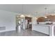Modern kitchen with stainless steel appliances and an island at 2277 Maple Stone Ln, Greenwood, IN 46143