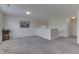 Large bonus room featuring grey carpet and a half wall at 2277 Maple Stone Ln, Greenwood, IN 46143