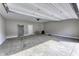 Two-car garage with open garage door at 11419 Neptune Dr, Fishers, IN 46040