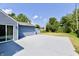 Large concrete patio, perfect for outdoor entertaining at 2813 Grassy Creek Dr, Indianapolis, IN 46229