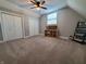 Spacious bedroom with double closets and neutral decor at 32 E Caven St, Indianapolis, IN 46225