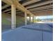 Underpass with painted pillars and bike path at 32 E Caven St, Indianapolis, IN 46225