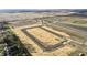 Aerial view of new home construction and roads at 1126 Fleming Dr, Greenfield, IN 46140