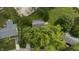 Aerial view showcasing home's setting within neighborhood at 449 Emerson Rd, Carmel, IN 46032