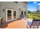 Spacious deck with access to the house at 1936 Broadmoor Ln, Columbus, IN 47203