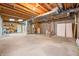 Unfinished basement with storage and utility area at 1936 Broadmoor Ln, Columbus, IN 47203