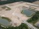 Aerial view of Cardinal Grove community, showing the pond and new home construction at 6205 Card Blvd, Indianapolis, IN 46221