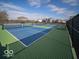 Two new pickleball courts with green and blue surface at 6205 Card Blvd, Indianapolis, IN 46221