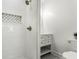 Clean bathroom with a walk-in shower and stylish tile at 1210 Finley Ave, Indianapolis, IN 46203