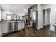 Modern kitchen with stainless steel appliances and granite countertops at 1210 Finley Ave, Indianapolis, IN 46203