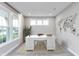 Bright home office features a large desk and ample natural light at 1098 Gatewick Ct, Greenwood, IN 46143