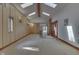 Bright and spacious entrance with skylights and wooden wall at 7601 S 700 W, Morgantown, IN 46160