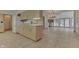 Spacious kitchen featuring granite countertops and ample cabinetry at 7601 S 700 W, Morgantown, IN 46160