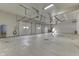 Large garage featuring three garage doors and ample space at 7601 S 700 W, Morgantown, IN 46160