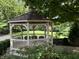 Charming gazebo overlooking a lush green lawn, offering a relaxing outdoor space at 7601 S 700 W, Morgantown, IN 46160