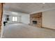 Spacious basement recreation area with a fireplace and pool table at 303 Wellington Overlook, Noblesville, IN 46060