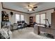Home office with two work stations and plenty of light at 303 Wellington Overlook, Noblesville, IN 46060