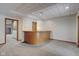 Finished basement features a built-in bar, perfect for entertaining at 303 Wellington Overlook, Noblesville, IN 46060
