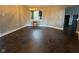 Dining room with dark tile floors and a view of the kitchen at 3380 N Pine Song Dr, Martinsville, IN 46151