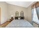 Cozy bedroom with a queen-size bed and decorative pillows at 12122 Bearsdale Dr, Indianapolis, IN 46235