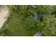 Single story home nestled among large trees and green lawns at 451 Emerson Rd, Carmel, IN 46032