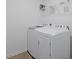 Laundry room with washer and dryer set at 10125 Caprock Canyon Dr, Indianapolis, IN 46229