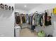 Large walk-in closet with ample shelving and hanging space at 10125 Caprock Canyon Dr, Indianapolis, IN 46229