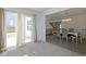 Bright dining area with access to backyard at 10125 Caprock Canyon Dr, Indianapolis, IN 46229