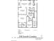 Two-bedroom condo unit floor plan; 1,528 square feet with covered balcony at 150 S Main St # 204, Franklin, IN 46131