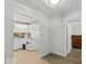 Hallway view of kitchen and bedroom at 3649 N Sadlier Dr, Indianapolis, IN 46226