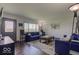 Bright and airy living room with hardwood floors and modern decor at 17128 Towne Rd, Westfield, IN 46074