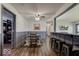 Open concept dining room with access to kitchen and living areas at 17128 Towne Rd, Westfield, IN 46074