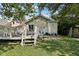 House with deck and backyard at 32 S Sheridan Ave, Indianapolis, IN 46219