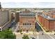 Aerial view of a building in an urban setting at 350 N Meridian St # 901, Indianapolis, IN 46204