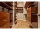 Large walk-in closet with ample shelving and drawers at 350 N Meridian St # 901, Indianapolis, IN 46204