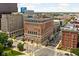 Aerial view of building, showcasing its location and size at 350 N Meridian St # 901, Indianapolis, IN 46204