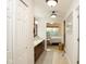 Hallway connecting the main bedroom to the ensuite bathroom at 5213 Dunewood Way, Avon, IN 46123