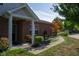 Brick ranch home with landscaped front yard and walkway at 5213 Dunewood Way, Avon, IN 46123