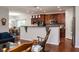 Open kitchen boasting modern cabinetry and stainless steel appliances at 5213 Dunewood Way, Avon, IN 46123