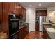 Updated kitchen featuring stainless steel appliances and granite countertops at 5213 Dunewood Way, Avon, IN 46123