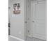 Home hallway with neutral walls and doors at 17084 Cole Evans Dr, Noblesville, IN 46060