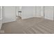 Bedroom with carpeting, access to hallway and bathroom at 4168 Dutton Dr, Bargersville, IN 46106