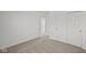 Simple bedroom with carpet and double door closet at 4168 Dutton Dr, Bargersville, IN 46106