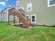 Deck and stairs leading to the backyard at 7244 Birch Leaf Dr, Indianapolis, IN 46259